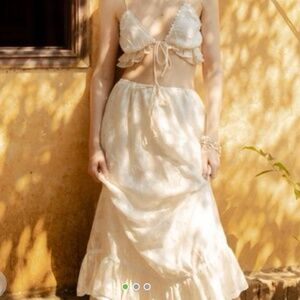 Adeirlina Azalea Long Floral Skirt (one size)